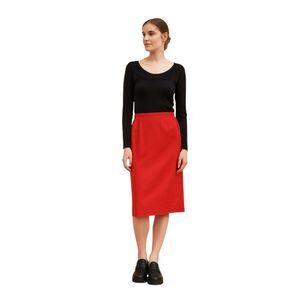 Adrienne Vittadini  BLACK embellished swoop KNIT neck top LARGE